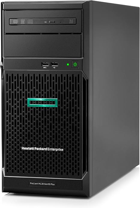 HPE ProLiant ML30 G10 Plus 4U Tower Server - 1 x Intel Xeon E-2314 2.80 GHz - 16 GB RAM - Serial ATA Controller