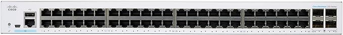 CISCO DESIGNED Business CBS250-48T-4G Smart Switch | 48 Port GE | 4x1G SFP | Limited Lifetime Protection (CBS250-48T-4G)