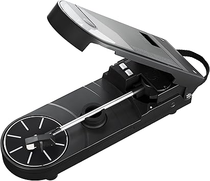 Audio-Technica AT-SB727 Sound Burger Portable Bluetooth Turntable (Black), with USB-C Charging and up to 12 Hours of Spinning