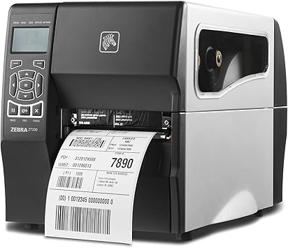 Zebra ZT230 Thermal Transfer Industrial Printer 300 dpi Print Width 4 in Serial USB Ethernet ZT23043-T01200FZ