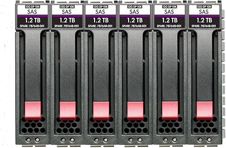 Aruba a Hewlett Packard Enterprise company HPE MSA 7.2TB SAS 10K SFF M2 6pk HDD BDL