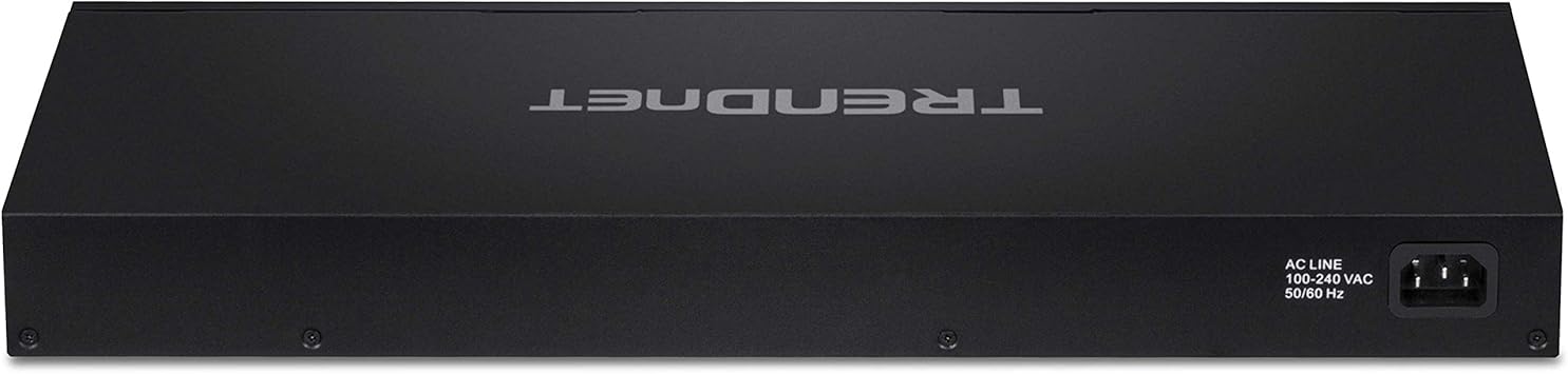 TRENDnet 18-Port Gigabit PoE+ Smart Surveillance Switch with 16 x Gigabit PoE+ Ports, TPE-3018LS, 2 x Shared Gigabit Ports (RJ-45 or SFP), 220W PoE Budget, Long Range PoE+, VLAN, QoS, LACP, ONVIF