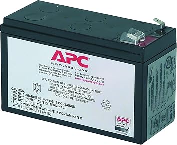 APC UPS Battery Replacement, RBC2, for APC Back-UPS Models BE500R, BK300C, BK350, BK500, BK500BLK, BK500M, BK500MC, BK500MUS, and SC420, SU420NET