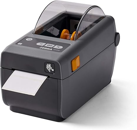 ZEBRA ZD410 Direct Thermal Monochrome Desktop Printer Print Width of 2 in USB Ethernet Connectivity ZD41022-D01E00EZ