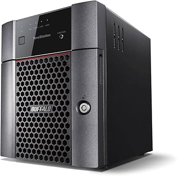 BUFFALO TeraStation 3410D 4-Bay Raid NAS and iSCSI Unified Storage, 16 TB, Black (TS3410DN1604)