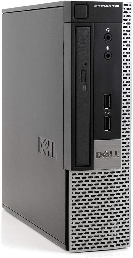 Dell OptiPlex 790 USFF Desktop PC - Intel Core i3-2120 3.3GHz 8GB 250GB DVD-RW Windows 10 Professional (Renewed)