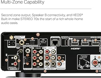 Marantz Stereo 70s Two-Channel Audio and Video Receiver with 8K and HEOS® Built-in
