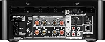 Marantz M-CR612 Network CD Receiver, Wi-Fi, Bluetooth, AirPlay 2 & HEOS Connectivity, AM/FM Tuner, CD Player, Unlimited Music Streaming, Compatible with Amazon Alexa, Black