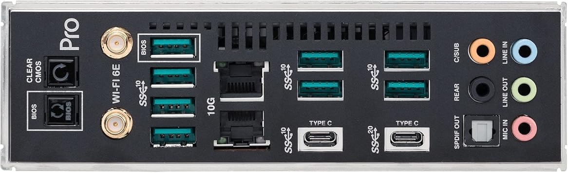 ASUS Pro WS WRX80E-SAGE SE WiFi II AMD WRX80 Ryzen™ Threadripper™ PRO Extended-ATX Workstation Motherboard