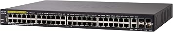 Cisco SG350-52MP Managed Switch | 52 Gigabit Ethernet Ports | 48 Gigabit Ethernet RJ45 Ports | 2 SFP Slots | 2 Gigabit Ethernet Combo | 740W PoE | Limited Lifetime Protection (SG350-52MP-K9-NA)