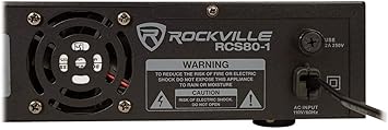 Rockville Commercial 70v Amp+12 White 5" Ceiling Speakers 4 Restaurant/Bar/Cafe