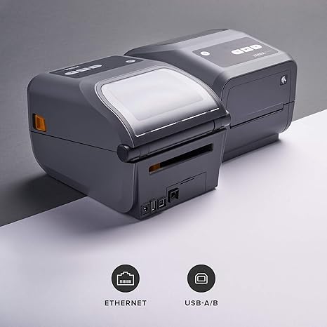 Zebra ZD420t Thermal Transfer Desktop Printer 203 dpi Print Width 4 in Bluetooth Ethernet USB ZD42042-T01E00EZ