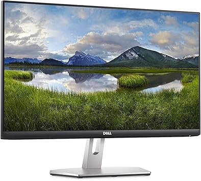Dell S2421H 24 Inch Full HD 1080p Monitor, IPS Ultra-Thin Bezel, 2 x HDMI Ports, Built-in Speakers, Silver