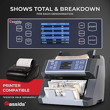Cassida Currency Counter (6600UV)