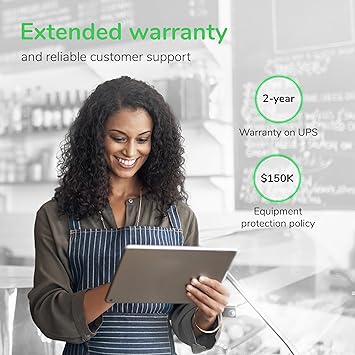 APC UPS 1500VA Smart-UPS with SmartConnect, Pure Sinewave UPS Battery Backup, Line Interactive, 120V Uninterruptible Power Supply, Rackmount UPS (SMC1500-2UC)