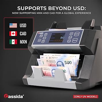 Cassida Currency Counter (6600UV)
