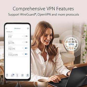 ASUS ZenWiFi AX6600 Tri-Band Mesh WiFi 6 System (XT8 1PK) - Whole Home Coverage up to 2750 sq.ft & 4+ rooms, AiMesh, Included Lifetime Internet Security, Easy Setup, 3 SSID, Parental Control, Charcoal