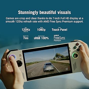 ASUS ROG Ally 7" 120Hz Gaming Handheld - AMD Z1 Extreme Processor - 512GB - White