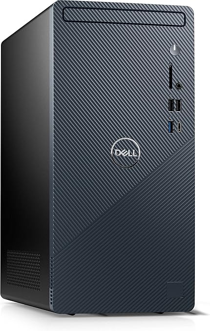 Dell Inspiron 3020 Tower Desktop Computer - 13th Gen Intel Core i5-13400 10-Core up to 4.60 GHz Processor, 16GB DDR4 RAM, 256GB NVMe SSD + 1TB HDD, Intel UHD Graphics 730, DVD+RW, Windows 11 Home