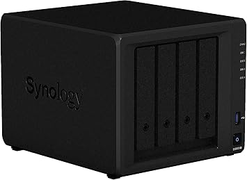 Synology DiskStation DS923+ 4-Bay NAS Enclosure Server | AMD Ryzen R1600 Dual-Core up to 3.1 GHz | 8GB DDR4 RAM | NO SSD & HDD Installed