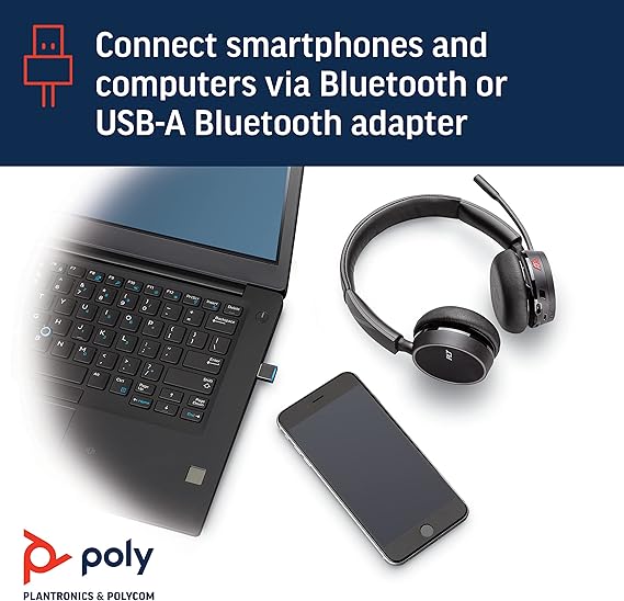 Plantronics Voyager 4210 UC, BT 600, Charge Stand UC, USB-A Cable, 212740-01