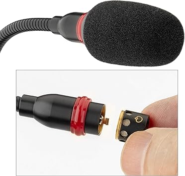 Senal MXGN-18C 18" Gooseneck Condenser Microphone with Integrated Base & Silent Touch Pad