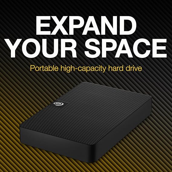 Seagate Expansion portable 4TB External Hard Drive HDD - 2.5 Inch USB 3.0, for Mac and PC with Rescue Data Recovery Services (STKM4000400)