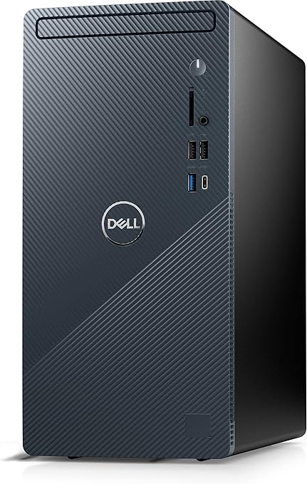 Dell Inspiron 3020 Tower Desktop Computer - 13th Gen Intel Core i5-13400 10-Core up to 4.60 GHz Processor, 16GB DDR4 RAM, 256GB NVMe SSD + 1TB HDD, Intel UHD Graphics 730, DVD+RW, Windows 11 Home