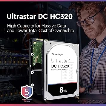 HGST 0B36404 8TB Ultrastar ES 3.5 inch SATA 256MB 7200RPM 512E SE 7K8 Bare