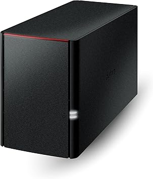 Buffalo LinkStation 220 4TB 2-Bay NAS Network Attached Storage with HDD Hard Drives Included NAS Storage That Works as Home Cloud or Network Storage Device for Home