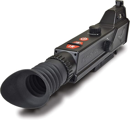 Night Owl Optics NightShot Rifle Scope, Digital Night Vision Riflescope with IR Illuminator, High Resolution, Weatherproof, Night Vision Rifle Scopes for Hunting