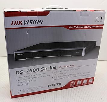 Hikvision DS-7608NI-I2/8P 8CH IP Network Video Recorder Integrated 8 POE Embedded Plug & Play 4K NVR [2016 Model]
