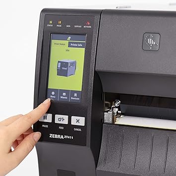 Zebra ZT411 203 x 203 DPI Wired & Wireless Direct Thermal/Thermal Transfer POS Printer