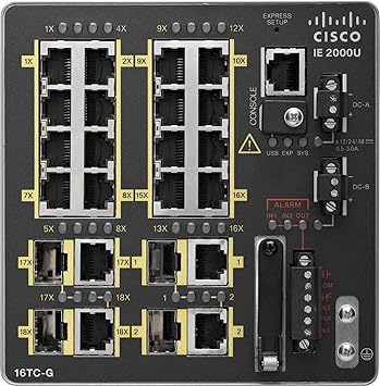 IE 16 10 100,2 FE SFP 2 T SFP (IE-2000-16TC-G-L) (882658495670) (Cisco Systems)