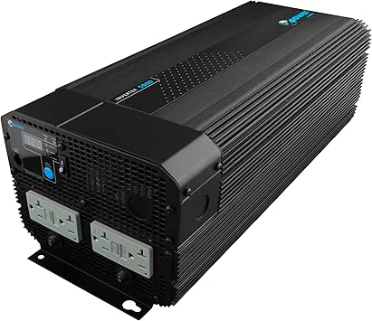 Xantrex 813-5000-UL XPower 5000 12V High Power Inverter, 4000W Max Continuous Power, 10000W Peak Surge Capacity Peak, Four GFCI AC Receptacles - 034388-10LPA