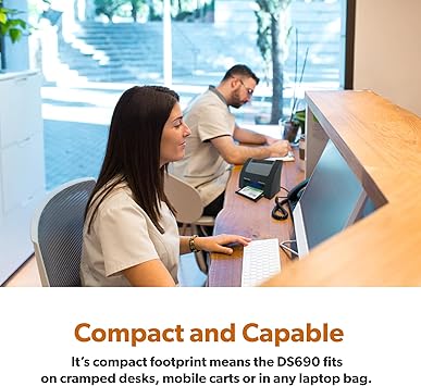 Ambir nScan 690gt High-Speed Vertical Card Scanner for Windows PC