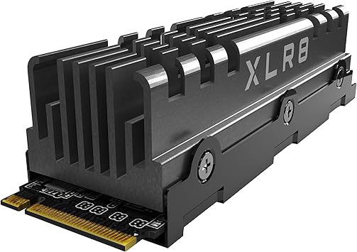 PNY XLR8 CS3040 4TB M.2 NVMe Gen4 x4 Internal Solid State Drive (SSD) with Heatsink - M280CS3040HS-4TB-RB