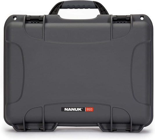 Nanuk 910 Waterproof Hard Case with Foam Insert for Xbox Controllers - Graphite (910-XBCTL7)