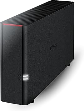 Buffalo LinkStation 210 2TB 1-Bay NAS Network Attached Storage with HDD Hard Drives Included NAS Storage That Works as Home Cloud or Network Storage Device for Home