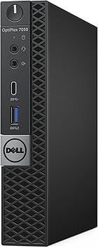 Dell OptiPlex 7050 Micro Form Factor Desktop Computer, Intel Core i5-7500T, 8GB DDR4, 128GB Solid State Drive, Windows 10 Pro (XXYMX)