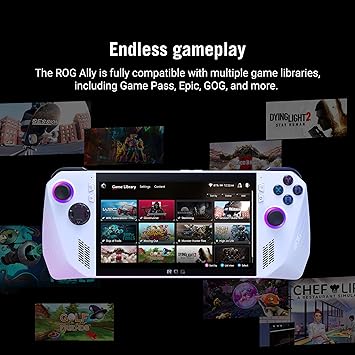 ASUS ROG Ally 7" 120Hz Gaming Handheld - AMD Z1 Extreme Processor - 512GB - White