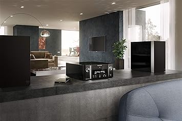 Marantz M-CR612 Network CD Receiver, Wi-Fi, Bluetooth, AirPlay 2 & HEOS Connectivity, AM/FM Tuner, CD Player, Unlimited Music Streaming, Compatible with Amazon Alexa, Black