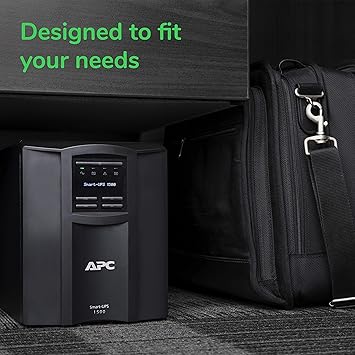 ASUS APC 1500VA Smart-UPS with SmartConnect, Pure Sinewave UPS Battery Backup, Line Interactive, 120V Uninterruptible Power Supply (SMT1500C)
