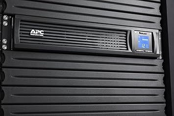 APC UPS 1000VA Smart-UPS with SmartConnect, Pure Sinewave UPS Battery Backup, Line Interactive, 120V Uninterruptible Power Supply, Rackmount UPS (SMC1000-2UC)