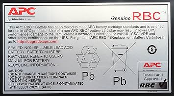 APC UPS Battery Replacement, RBC2, for APC Back-UPS Models BE500R, BK300C, BK350, BK500, BK500BLK, BK500M, BK500MC, BK500MUS, and SC420, SU420NET