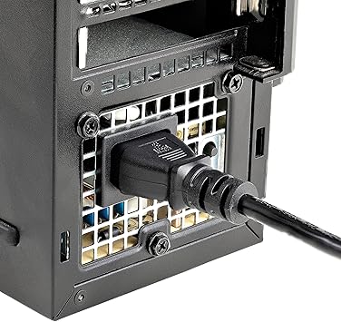 StarTech.com 20ft (6m) Computer Power Cord, NEMA 5-15P To C13, 10A 125V, 18AWG, Black Replacement AC Power Cord, Printer Power Cord, PC Power Supply Cable, Monitor Power Cable, UL Listed (PXT10120)