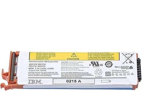 Beaver Computer 00E5725 Cache Battery, compact electronic component for computer memory performance, on a plain background.