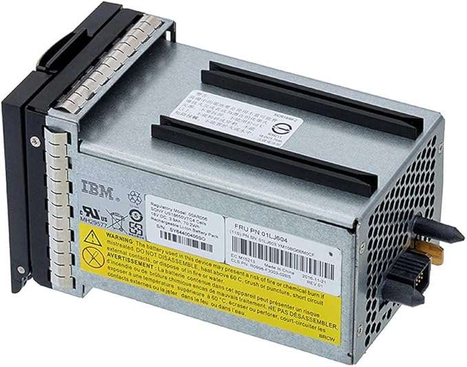 Beaver Computer 01LJ604 Controller Battery DH8 for Flash840/900, shown in a close-up image of the battery and controller.