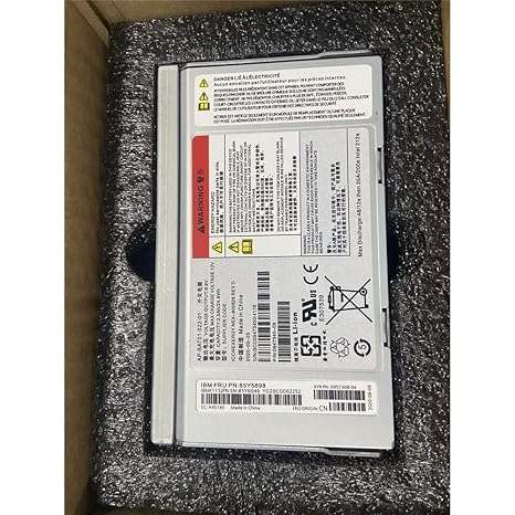 Beaver Computer battery backup unit for Storwize V7000 with test report labels and model numbers 85Y5898, 85Y6046, 00AR301, 00AR300.