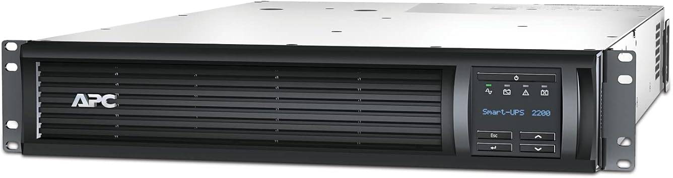 APC 2200VA Smart-UPS with SmartConnect, rackmount line-interactive UPS battery backup, pure sinewave power supply, 120V.